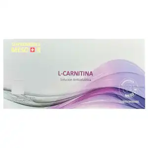 SUPREMEDICS L-CARNITINA 1x5 ml, Lipolítico, Energizante y Adelgazante, Reducción de Grasa y Rendimiento Físico, Uso Estético Profesional
