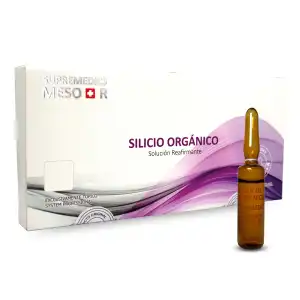 SUPREMEDICS SILICIO ORGÁNICO 1x5 ml, Reafirmante, Hidratación y Rejuvenecimiento Facial y Corporal, Uso Estético Profesional